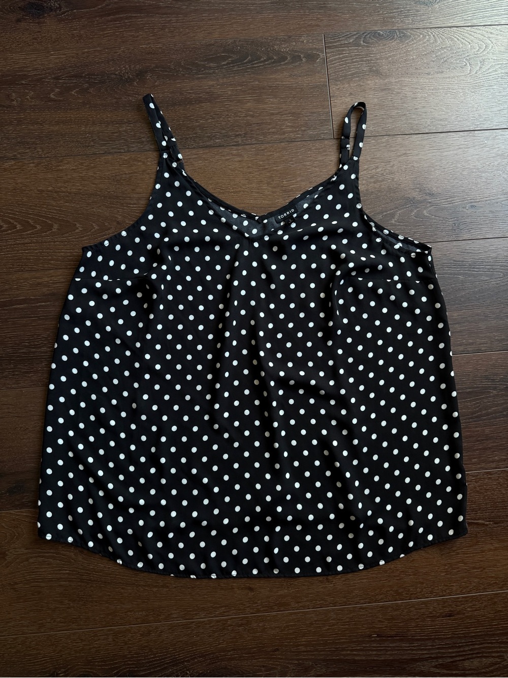 torrid Black and White Polka Dot Cami